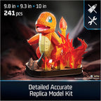 4D Build Pokémon Charmander 3D Puzzle Model Kit, Desk Décor, Shelf Display - Image 2