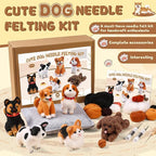 Mayboos 6 Pcs Needle Felting Kit, Animal Needle Felting Beginner Kits Wool Felt - Image 7