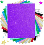 SHARE&CARE Glitter Vinyl Permanent Adhesive Sheets, Women Gift by SHARECARE