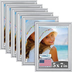 Icona Bay 5x7 Picture Frames, 6 Pack, Contemporary, Inspirations | These Icona by IconaBay