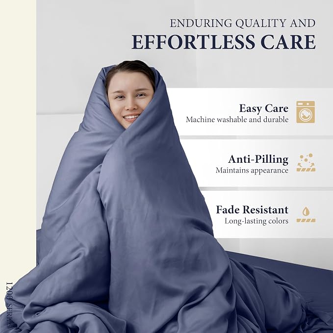 100% Egyptian Cotton Queen Size Sheets Set - Image 7