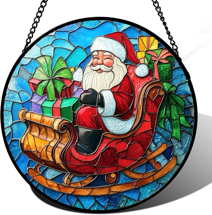 DASTOLL Stained Glass Window Hanging by DASTOLL
