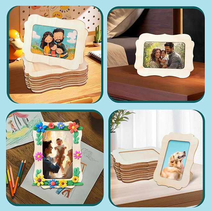 VOKOY 15 Pack Wooden Picture Frames - Image 7