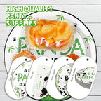 96 Pcs Panda Baby Shower Party Decorations A Little Panda Is on The Way Paper - Image 6