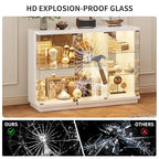 HNEBC Lockable Display Curio Cabinet - Image 8