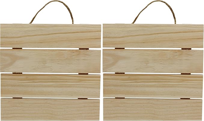 Creative Hobbies 10x10 Inch Unfinished Wood Hanging Plaque by CreativeHobbies