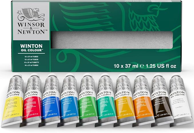 Winsor & Newton Winton Oil Color Paint, Starter Set, 10 x 37ml Tubes, 1.25 Fl Oz - Image 12