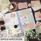 GNILLKO 445 PCS Vintage Scrapbook Paper Journaling Scrapbooking Supplies Kit - Image 3