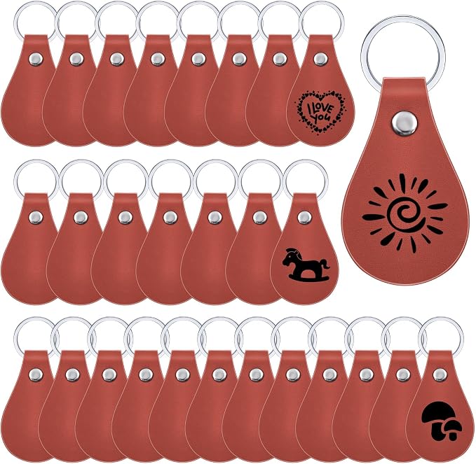 Taiyin 30 Pcs Leather Key Fob Kit by Taiyin