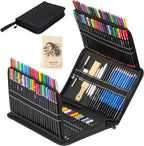 KALOUR Premium 144 Drawing Pencil Set, including 120 Colored Pencils and 24 by KALOUR