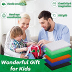 gisgfim 42Pcs Football Felt Fabric Sheets Craft Kit 8 x 12 Inch Green Brown - Image 7