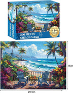 Jigsaw Puzzles for Adults 500 Pieces, Interlock Perfectly Letter on Back No Dust - Image 2