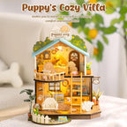 ROBOTIME DIY Miniature House Kit, Mini Wooden Dollhouse Diorama Model, Tiny - Image 5