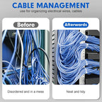 Zip Ties, RAZCC 1200pcs Cable Zip Ties 8 Inch, Heavy Duty White Plastic Wire - Image 6