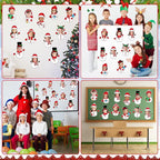 60pcs Christmas Theme Cutouts Snowman Bulletin Board Decorations Xmas Snowman - Image 7