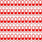 Keychain Clasp Keychain Clip Accessories Bulk 60pcs Colorful Lobster Claw Clasps by Cmidy