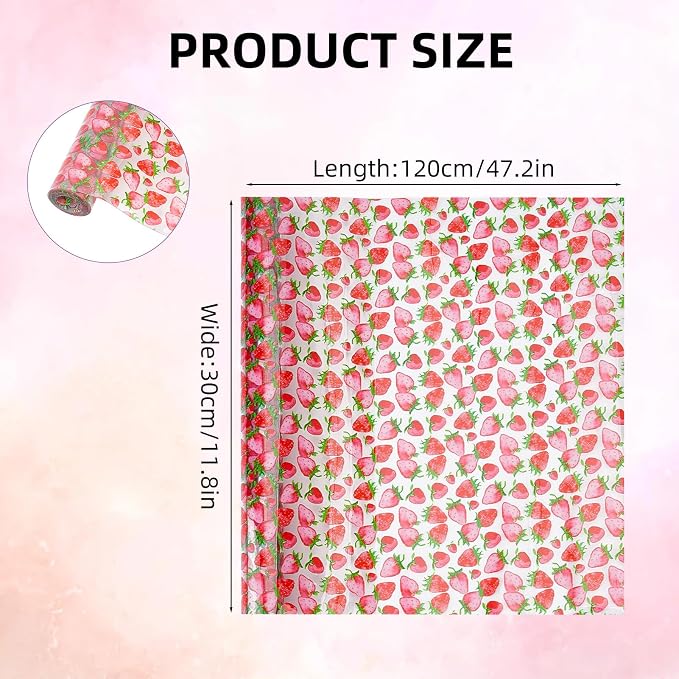 Printed TPU Jelly Faux Leather, 11.8 x 47.2 Inch Transparent Clear Jelly Vinyl - Image 2