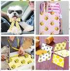 HunnmingRe 20 Pcs 10''x10'' Bee Quilting Fabric Square Honeycomb Precuts - Image 6