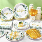Pickmesh 400 Pcs Sage Green Farewell Party Supplies Include We Will Miss You - Image 6