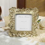 4x4 Gold Picture Frame, Vintage Ornate Square Photo Frame, Glass Front - Image 2