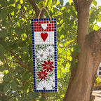 Artspac White Petal Ceramic Mosaic Tiles - Image 2