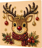 POETRYDRAW Christmas Decor Reindeer Pearl Art Kit by POETRYDRAW