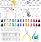 251PCS Blank Keychains for Vinyl, Acrylic Blanks Bulk by Myzzxt