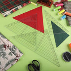 Watersay 3 Pcs 30° 45° 60° Quilting Rulers Triangle 10 Inches Templates Acrylic - Image 6