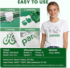 Green Glitter HTV Heat Transfer Vinyl - Image 2