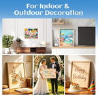 ESRICH 12x16 Inch Wood Panels for Painting, 2 Pack Craft Wood Canvas Boards - Image 8