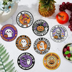 Gemozaic 8PCS Halloween Diamond Art Coasters Kit - Image 6