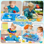 FRUSE Ocean Sensory Bin, Play Sand Art Kit - Image 3