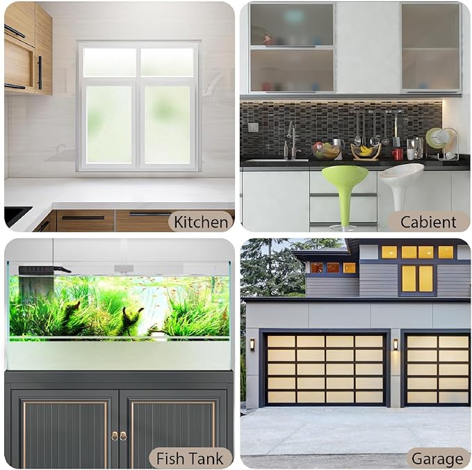 KESPEN Frosted Window Privacy Film Heat Control UV Sun Blocking Glass Stickers - Image 7