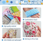150Pcs 4" x 4" Cotton Craft Fabric Bundle Squares, Squares Sheets Patchwork - Image 3
