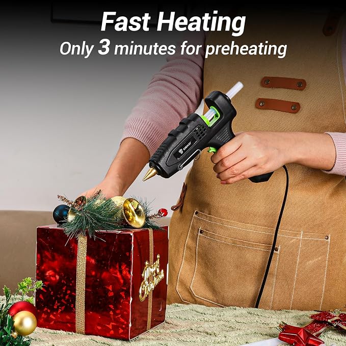 Hot Glue Gun Full Size: DEKOPRO 60/100Watt Dual Temp Hot Glue Gun Kit - Image 7