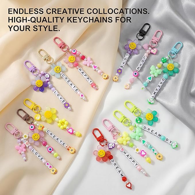 Keychain Clasp Keychain Clip Accessories Bulk 60pcs Colorful Lobster Claw Clasps - Image 6