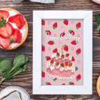 3D Textured Embossing Folders for Card Making, Strawberry Plastic Embossing - Image 3