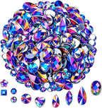 1000 Pcs Crystal AB Colorful Jewels Gems by KDCQAH