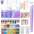 HeyClear 68 oz Epoxy Resin Kit Crystal Clear, Hard 2 Part Epoxy and Hardener by HeyClearResin