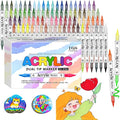 168 colors Acrylic Paint Markers, 84 Pack Direct Liquid Soft Brush acrylic by AcrylicAura