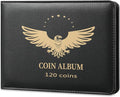 MUDOR 120 Pockets Coin Collection Book, PVC FREE Silver Dollar Coin Holder | by MUDOR