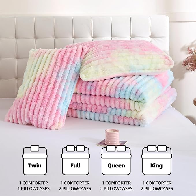 Smoofy Fluffy Twin Comforter Sets 2 Pieces - Image 7