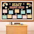 Boho Hippie Staff Shout Outs Bulletin Board Decorations Groovy Retro Staff by Naozinebi