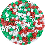 QPIXVB 1100PCS Christmas Beads, Pony Beads, Christmas Pony Bead by QPIXVB