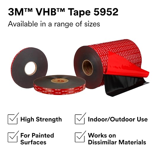 3M VHB Tape 5952 Double-Sided Acrylic Foam Tape - Image 5