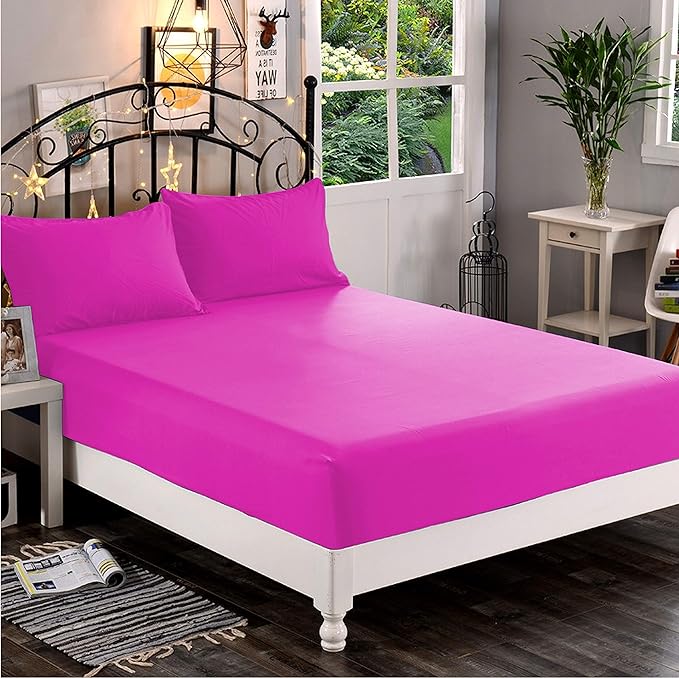 Elegant Comfort 1500 Premium Hotel Quality 1-Piece Fitted Sheet, Softest by ELEGANTCOMFORT