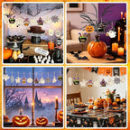 80PCS Wooden Halloween Ornaments to Paint Fall Decorations, 10 Styles DIY Blank - Image 4