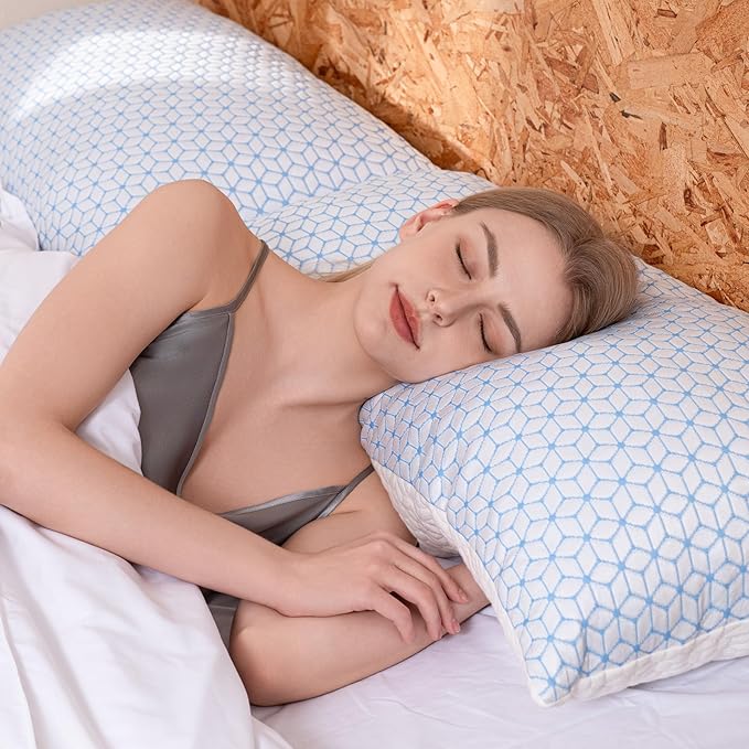 Love Attitude Bed Pillow King Size 1 Pack, Shredded Memory Foam Pillow - Image 6