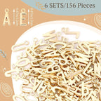 SANNIX 156Pcs/6 Sets Letter Charms - Image 2