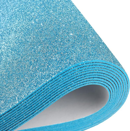 10 Sheets Glitter Paper Sheet for Crafts, A4 Cardstock Self-adhesive Paper for by Mluchee